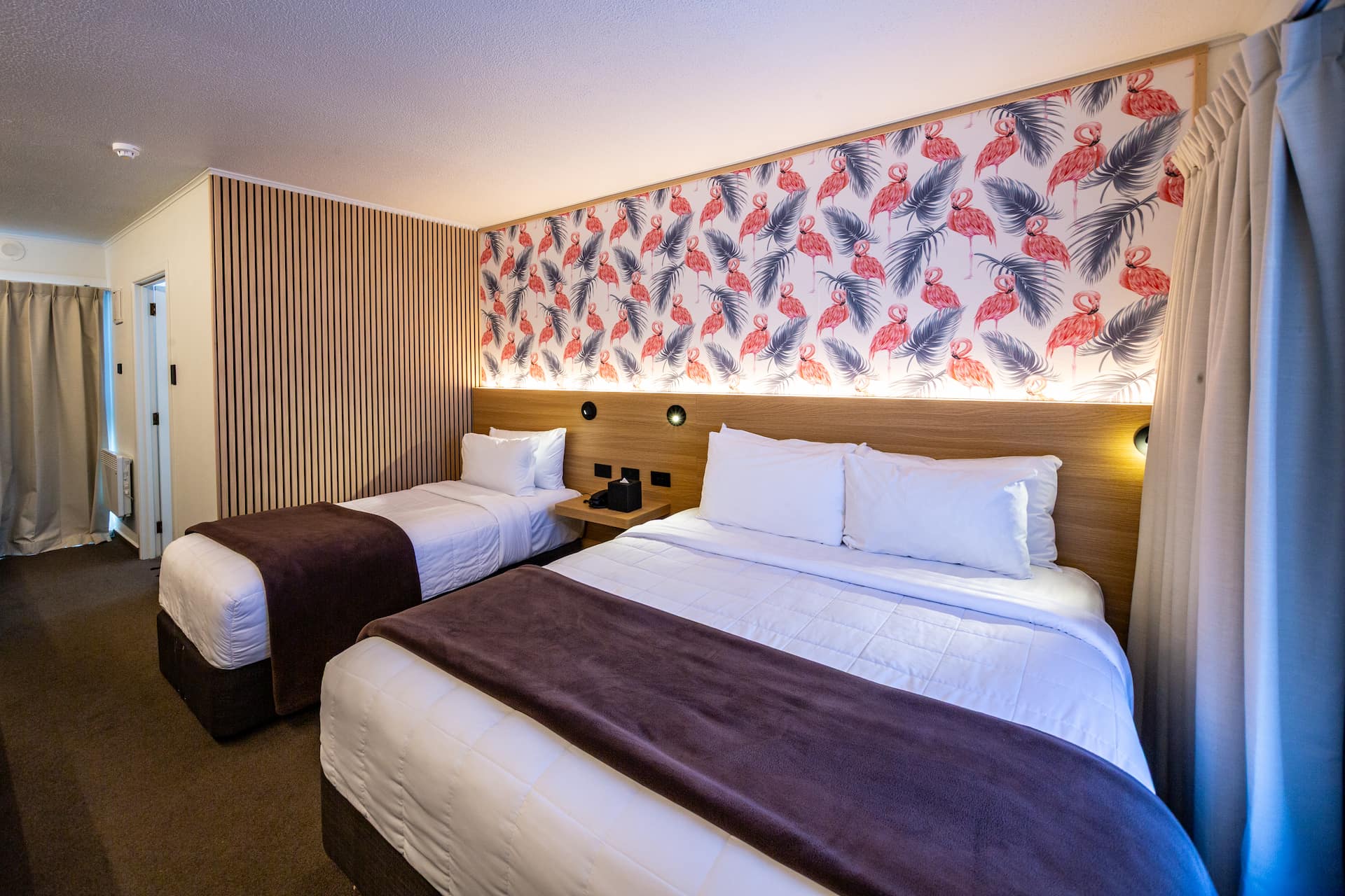 Family guest room interior at The Godley Hotel
